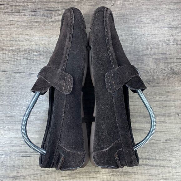 Calvin Klein~Men’s Suede Chocolate Brown Driving Loafers Moccasins~Size 9M - Picture 6 of 8